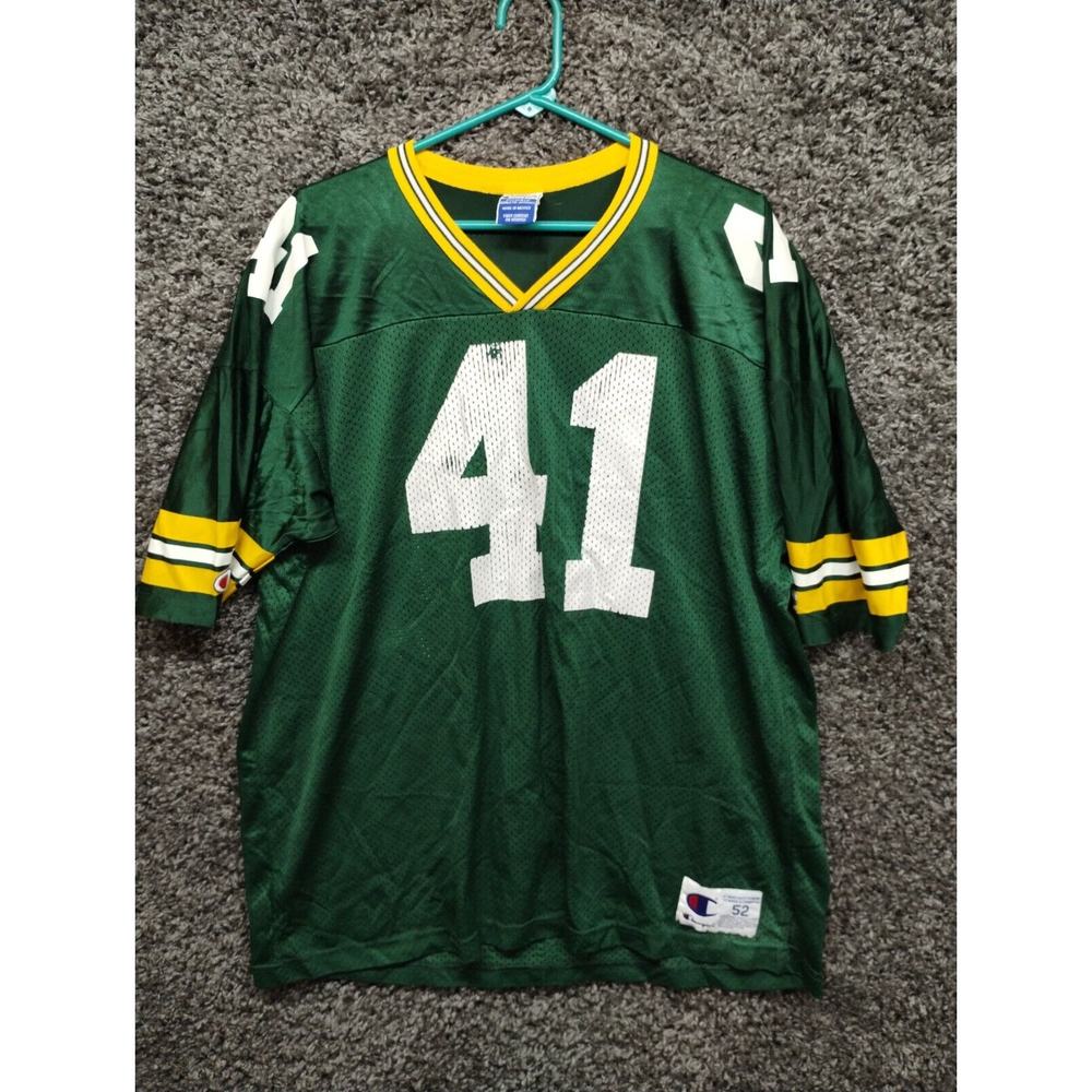 Vintage Eugene Robinson 41 Green Bay Packers Champion Jersey Adult 52 NFL 90s